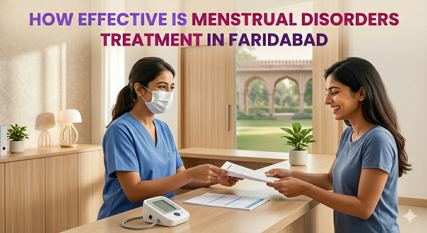How effective is menstrual disorders treatment in Faridabad